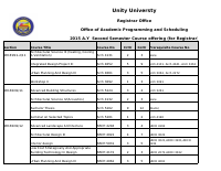 Second Semester .xlsx